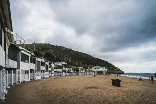 Las casetas del Garraf in Sitges  Barcelona  Catalonia