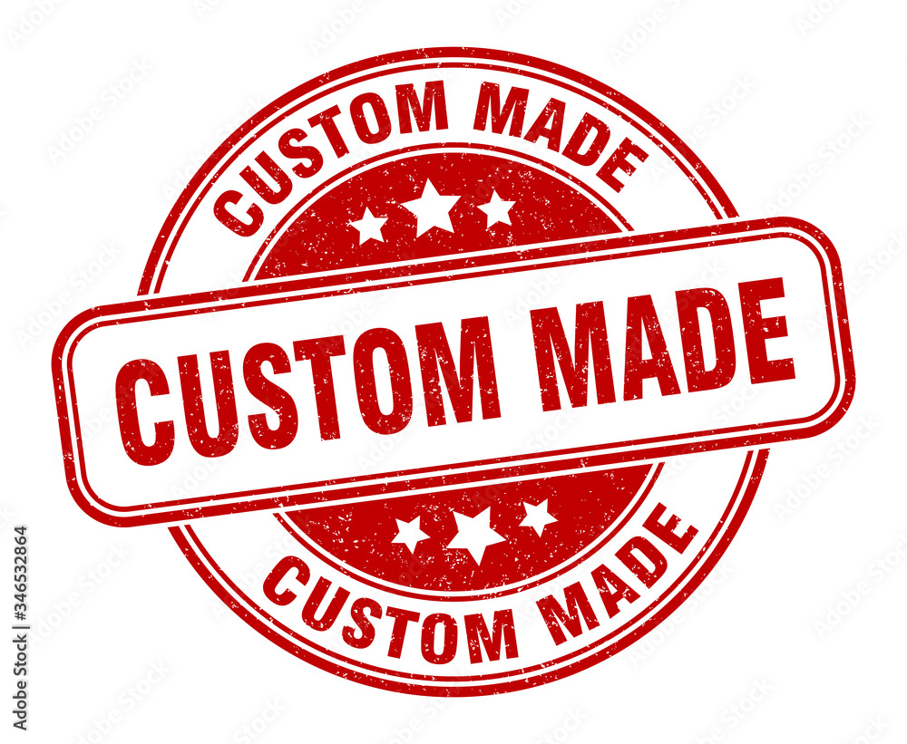 custom made stamp. custom made round grunge sign. label custom made stamp. custom made round grunge sign. label