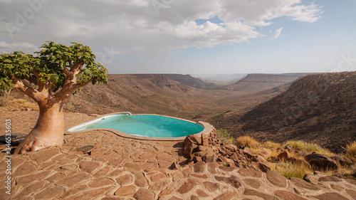 Namibia, Kunene region, Damaraland, Grootberg plateau overlooking the Klip river valley.