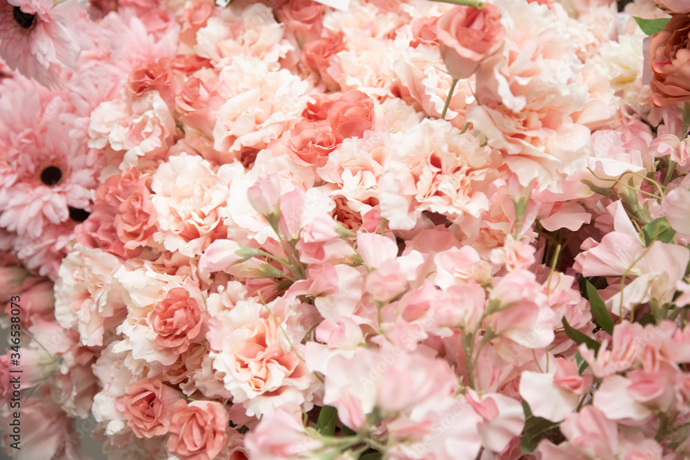 texture of Beautiful floral background with tender flowers.close up texture of Beautiful floral background with tender flowers.close up