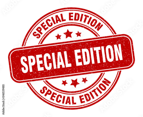 special edition stamp. special edition label. round grunge sign