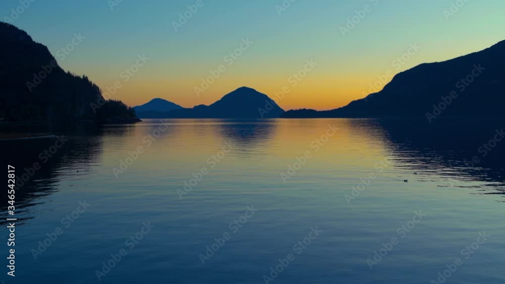 Howe Sound British Columbia Canada Sundown Howe Sound British Columbia Canada Sundown