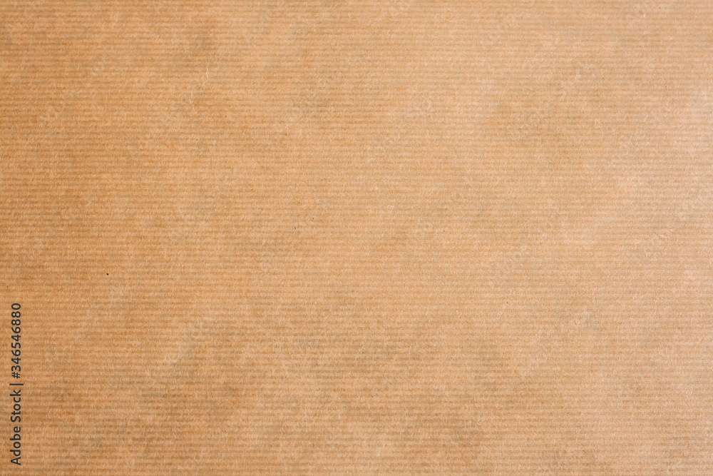 Fototapeta premium clear brown striped kraft paper texture or background