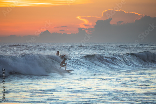 Photography Sunset with surfing in Bali