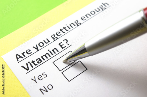 are you getting enough Vitamin E? yes or no?