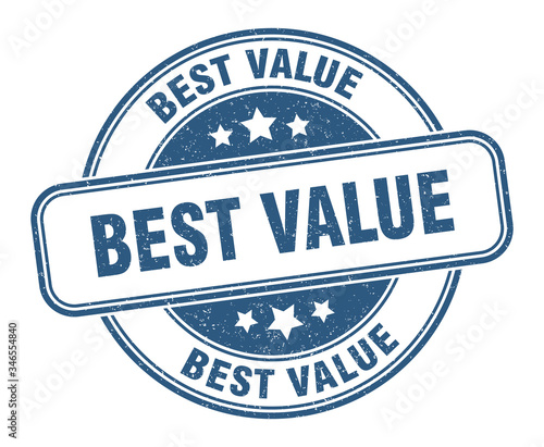 best value stamp. best value round grunge sign. label