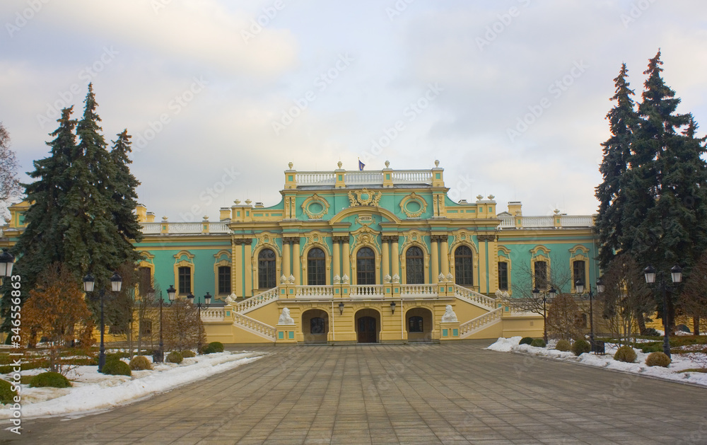 Famous Mariinsky Palace in Kyiv, Ukraine