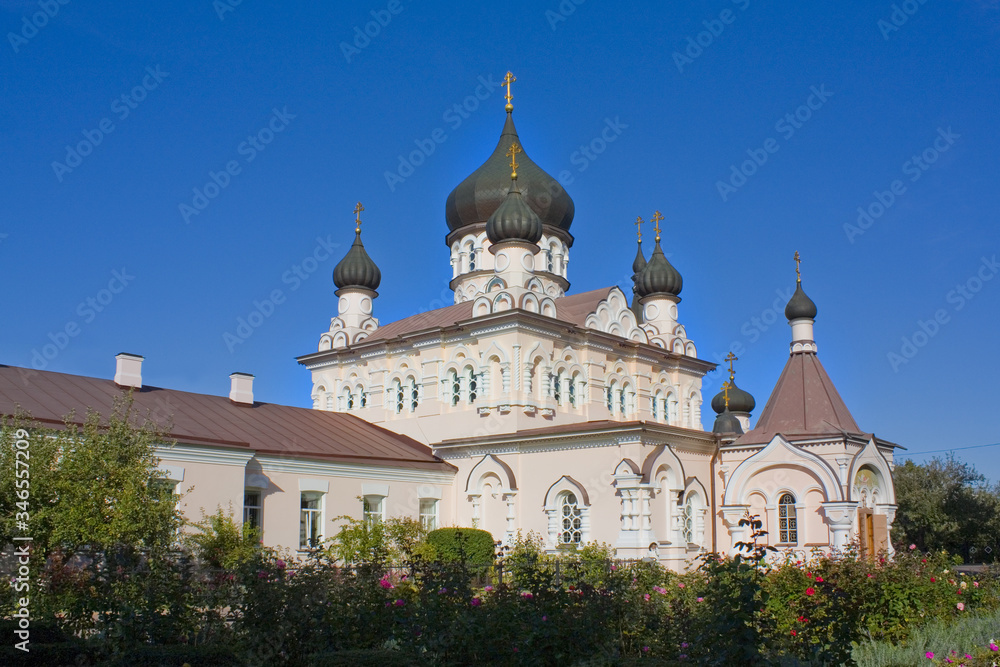 Cathedral of the Protection of the Blessed Virgin of Pokrovsky Nunnery in Kyiv, Ukraine