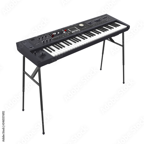 Keyboard Piano Isolated