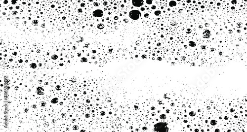 Rough black and white texture vector. Distressed overlay texture. Grunge background. Abstract textured effect. Vector Illustration. Black isolated on white background. EPS10.