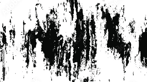 Wallpaper Mural Vector brush sroke texture. Distressed uneven grunge background. Abstract distressed vector illustration. Overlay over any design to create interesting effect and depth. Black isolated on white. EPS10 Torontodigital.ca