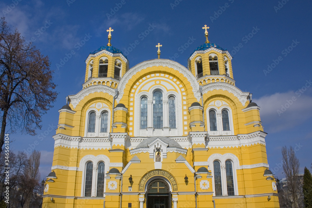 St. Vladimir's Cathedral in Kyiv, Ukraine Stock Photo | Adobe Stock