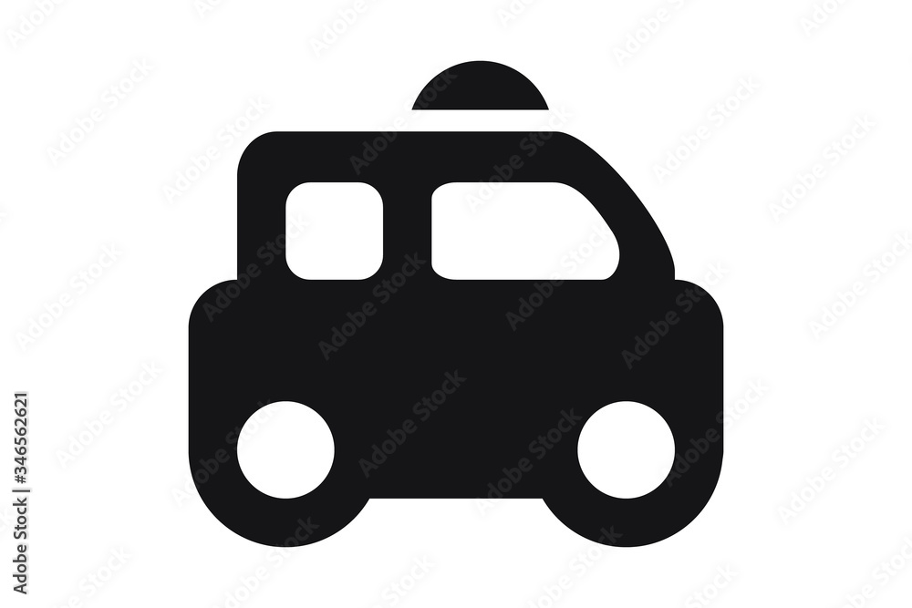 Taxi icon for logo isolated sign symbol vector illustration - high quality black style vector icons Taxi icon for logo isolated sign symbol vector illustration - high quality black style vector icons