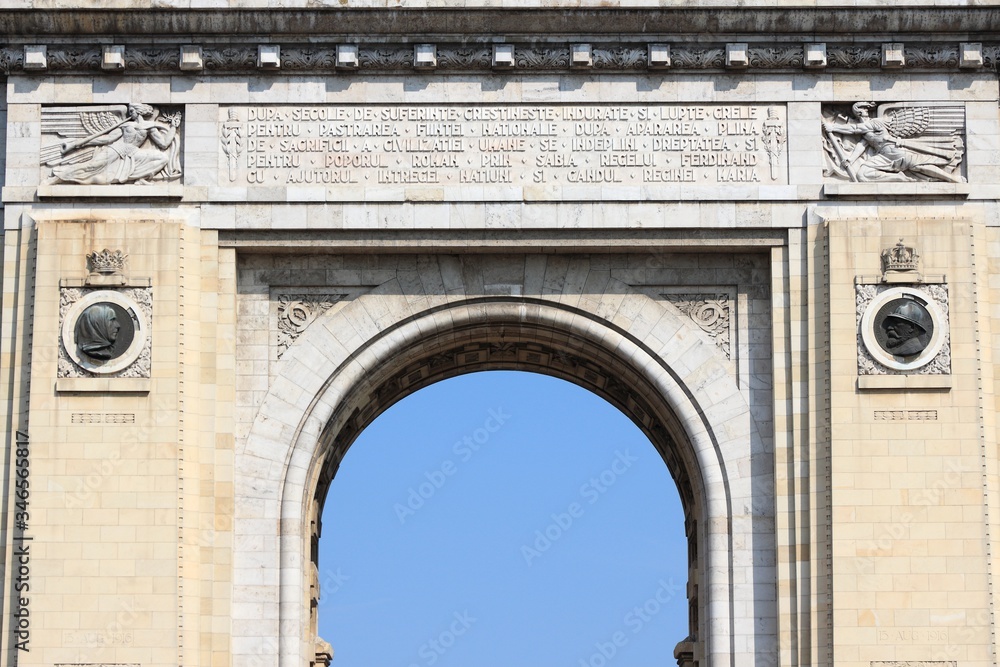 Obraz premium Bucharest Triumphal Arch