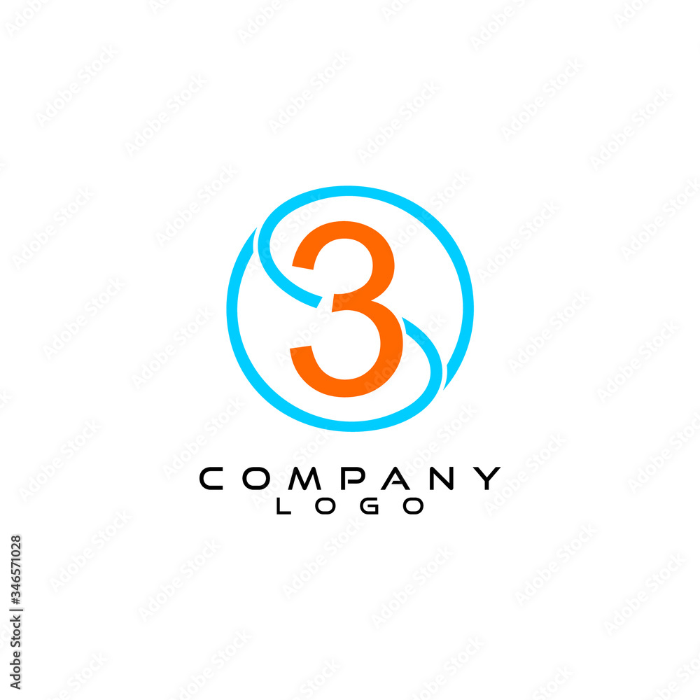 3S round logo vector 3S round logo vector