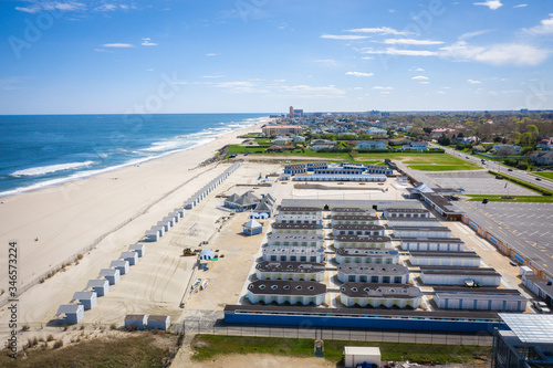 Aerial of Deal New Jersey During Covid19 Pandemic photo