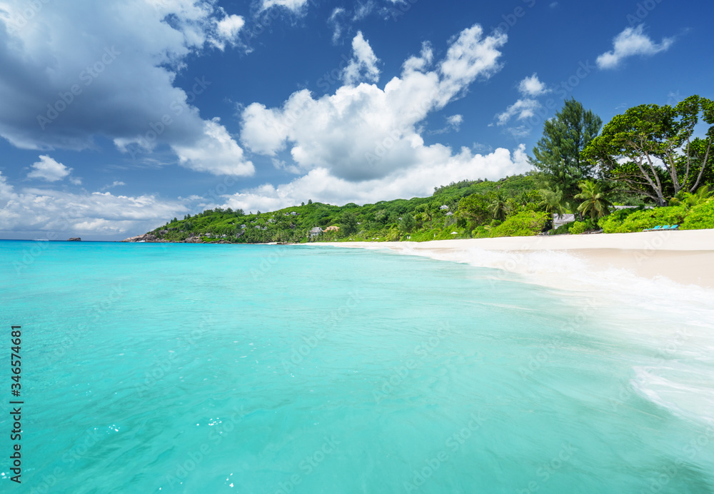 Fototapeta premium beach on Mahe island, Seychelles