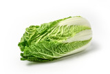 chinese cabbage on white background