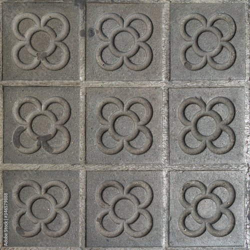 Panot, hydraulic pavement of Barcelona