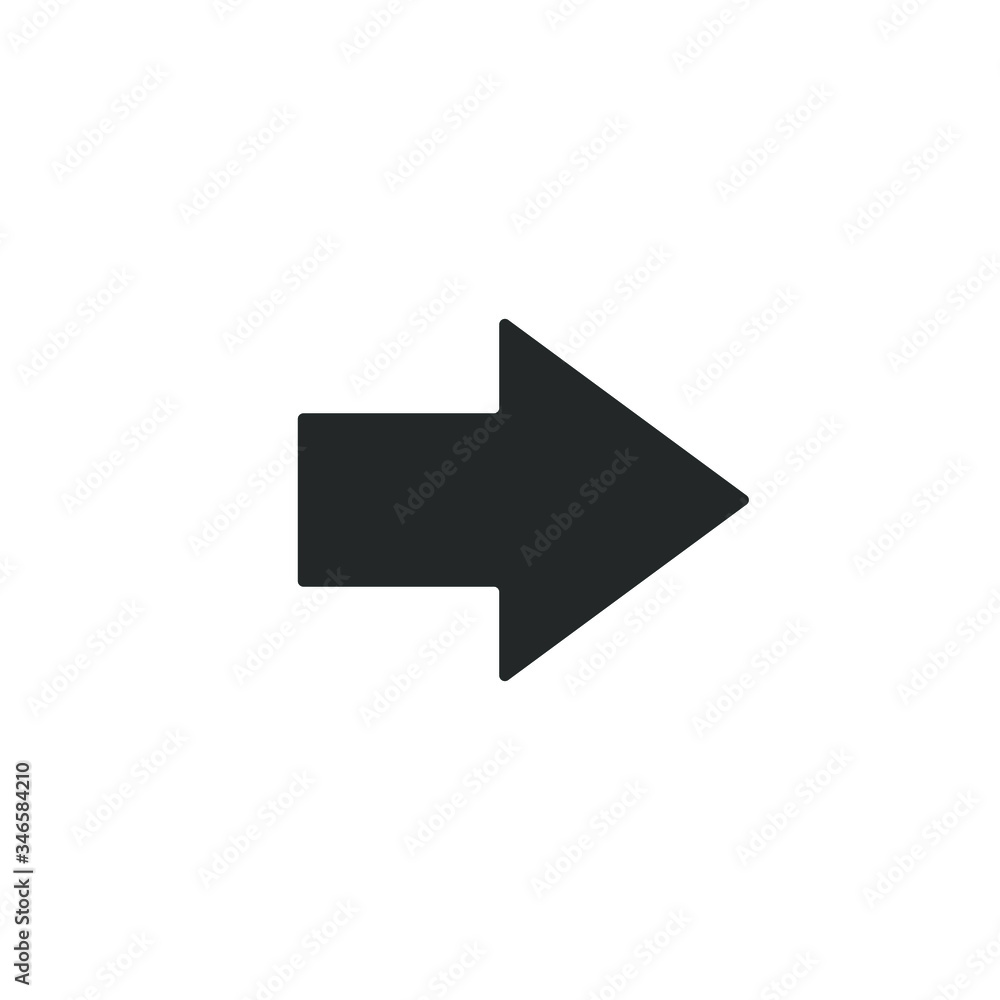 Single icon of a turn right vector illustration Single icon of a turn right vector illustration