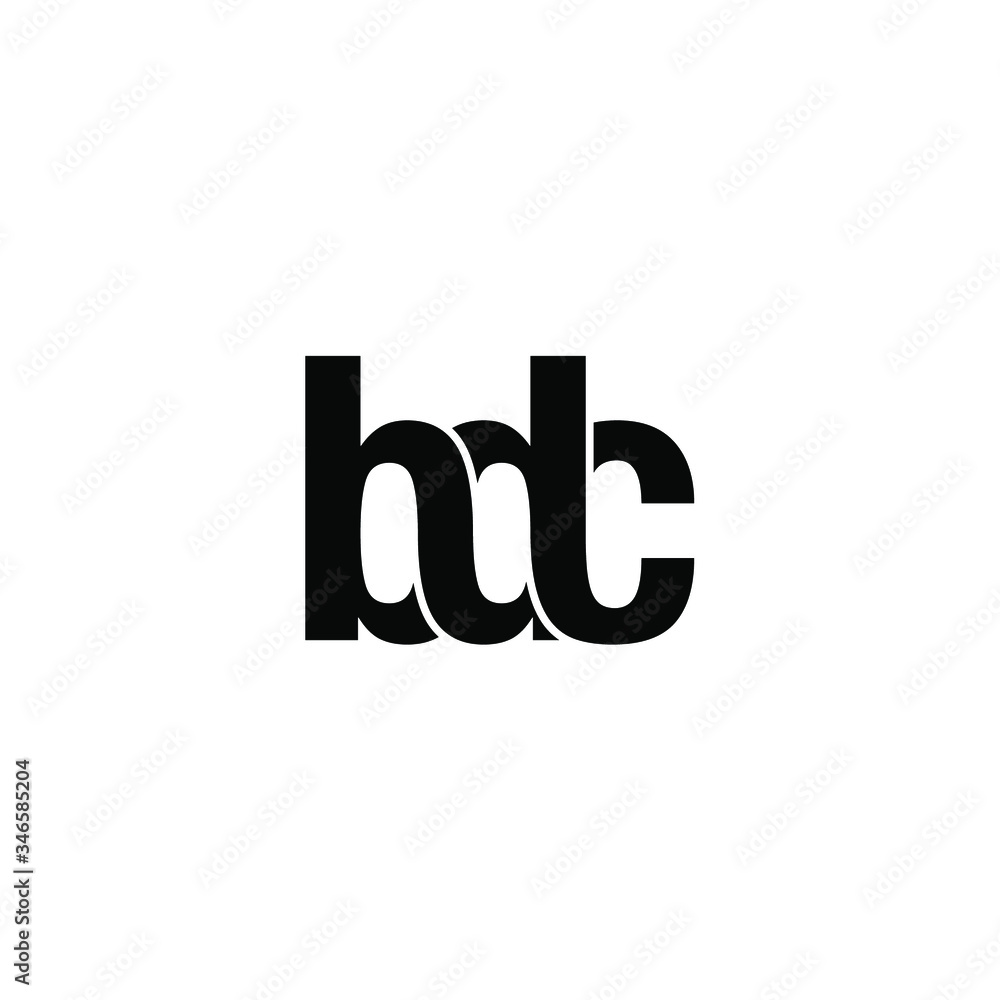 bdc letter original monogram logo design bdc letter original monogram logo design