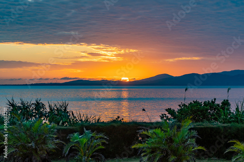 小浜島の夕日