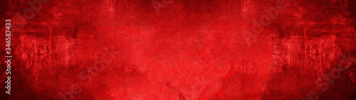 Fényképezés Abstract dirty rustic fire red texture, trend color 2020