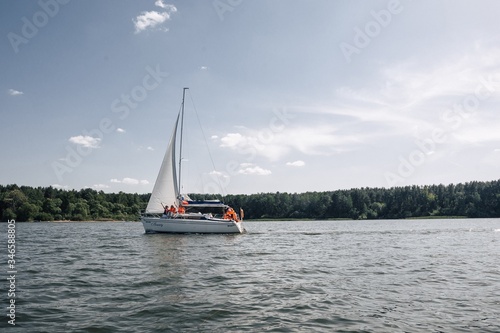 sailboat on the lake