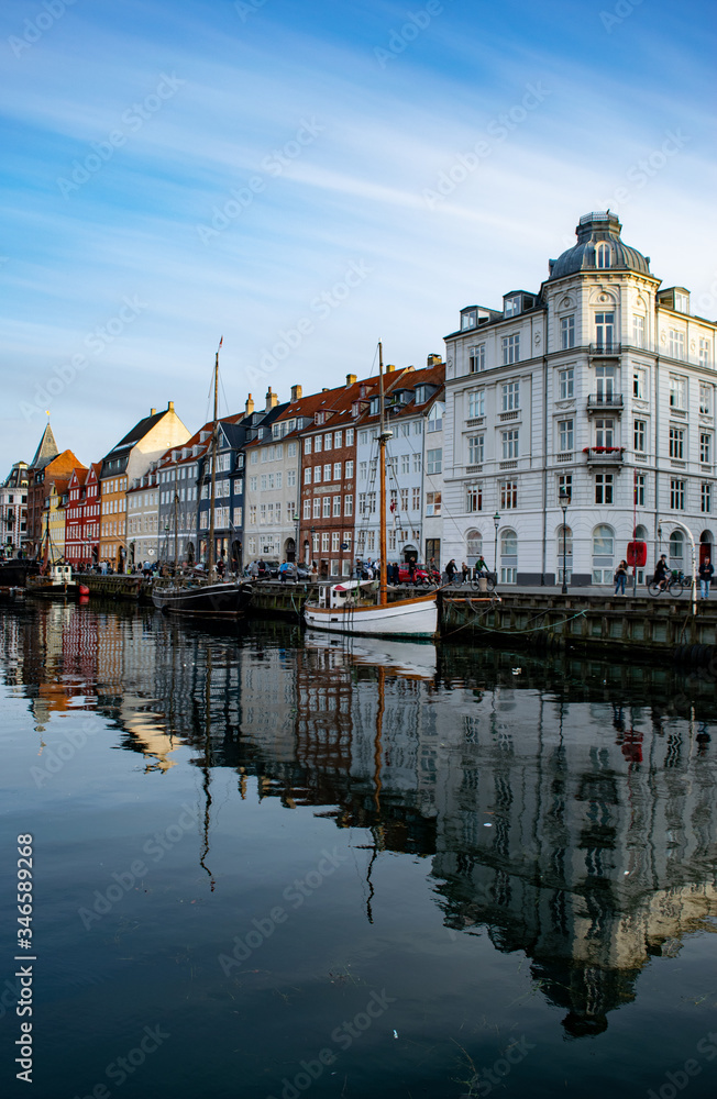 Obraz premium Nyhavn, Copenhagen, Denmark