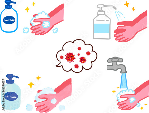 手洗いアイコンセット