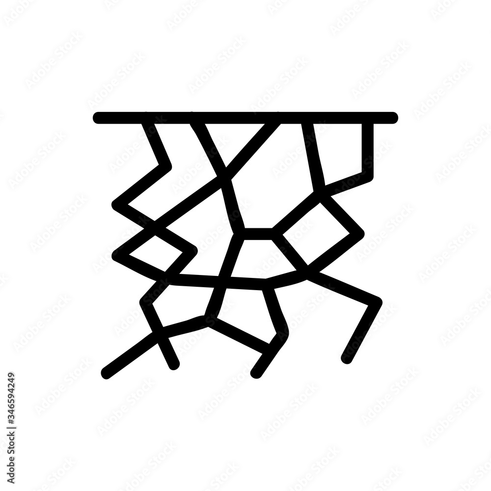 completely dry ground icon vector. completely dry ground sign. isolated contour symbol illustration completely dry ground icon vector. completely dry ground sign. isolated contour symbol illustration