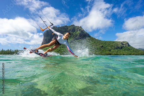 kiting in Mauritius