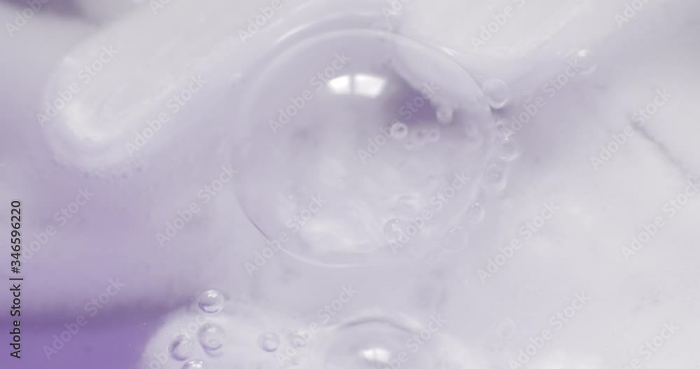 Dry ice in action, bubbles and boils with water Dry ice in action, bubbles and boils with water