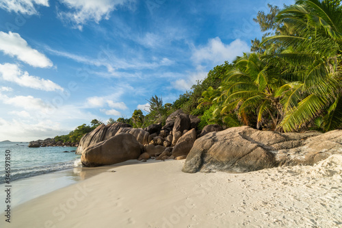 Anse Lazio at Praslin Island, Seychelles.