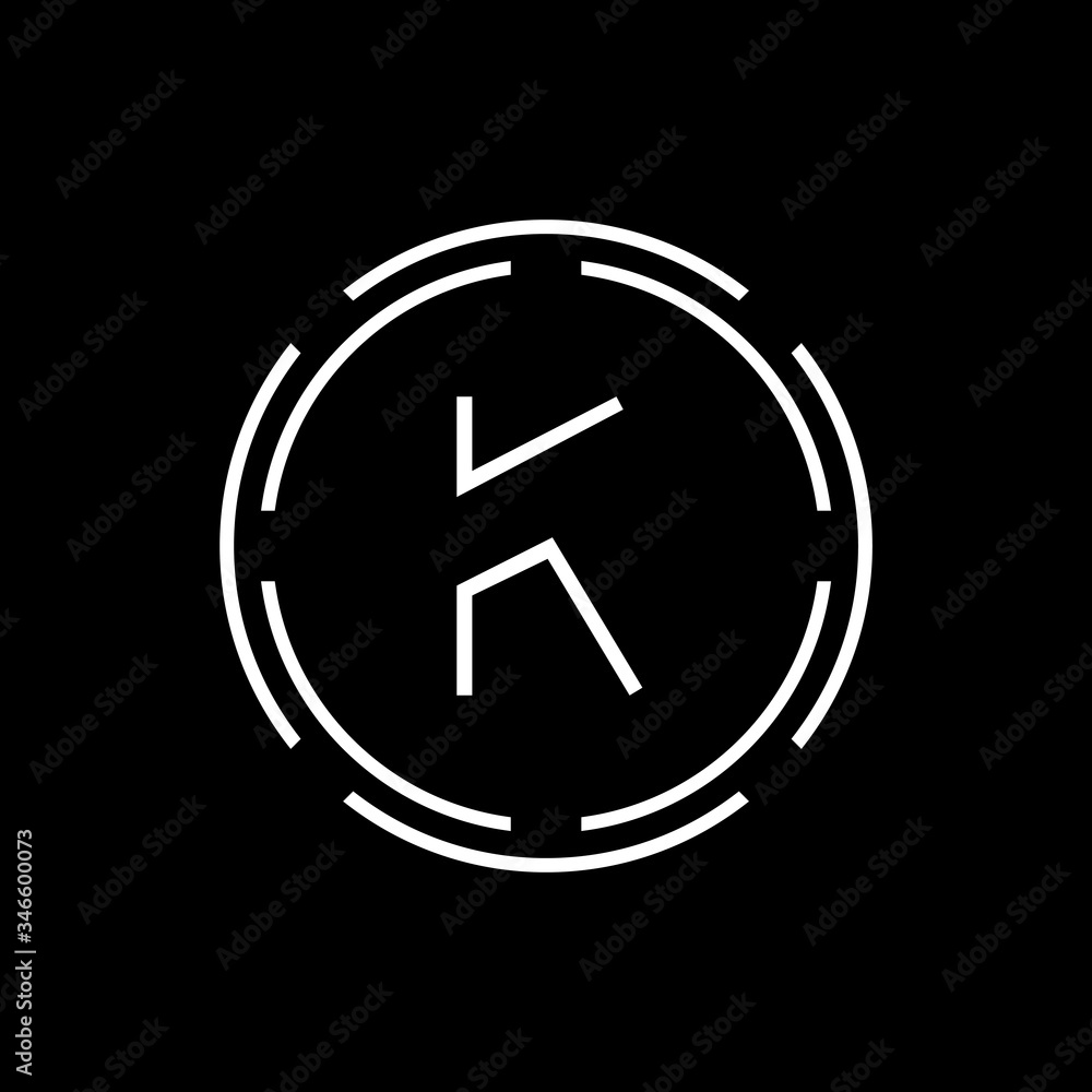 Initial Letter K Logo With Luxury Business Typography Vector Template. Creative Abstract Letter K Logo Design Initial Letter K Logo With Luxury Business Typography Vector Template. Creative Abstract Letter K Logo Design