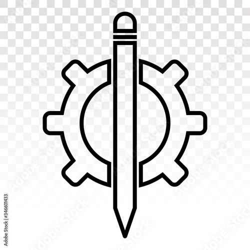 Skill or specialty expertise flat icons for apps and websites