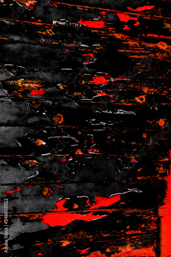 The blood Pillar.
Abstract red and black picture who depicts a massive pillar with blood or lava flowing from it. It looks like the scene takes place in hell.