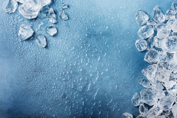 Different crystals of ice