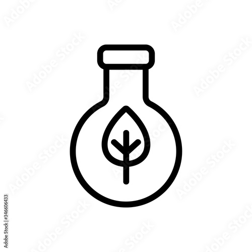 in vitro organic fluid icon vector. in vitro organic fluid sign. isolated contour symbol illustration