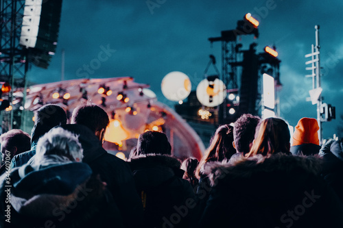 Photography new years eve at Brandenburger Tor in Berlin