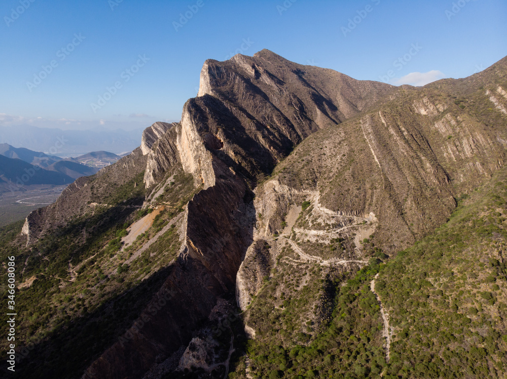 Monterrey Sierra Madre Mountain Landscape View