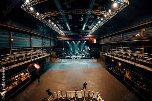 empty concert hall in germany