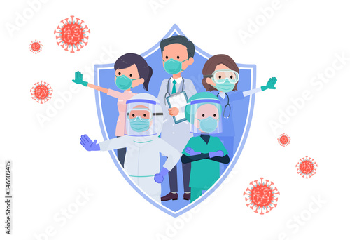 About covid19_Doctors to guard White back