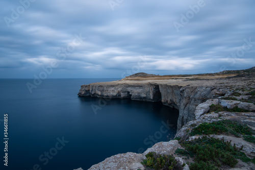 View of the coast of Gozo Malta