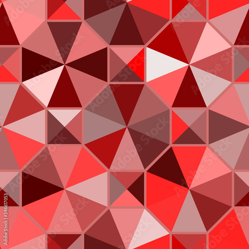 Vector Seamless pattern with geometric shapes