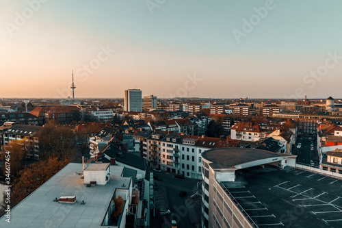 sunset in Bremen Germany