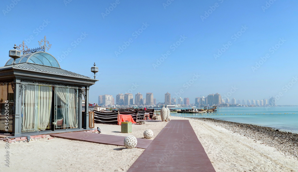 plages de Doha au Qatar