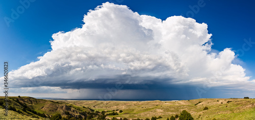 Canvas Print thunderstorm cumulonimbus cloud