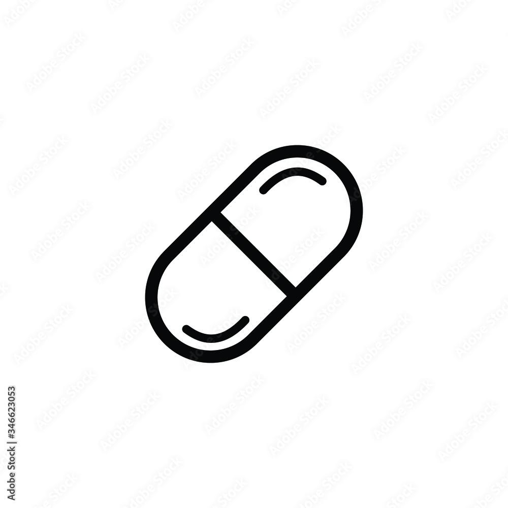 pill flat icon vector logo design trendy pill flat icon vector logo design trendy