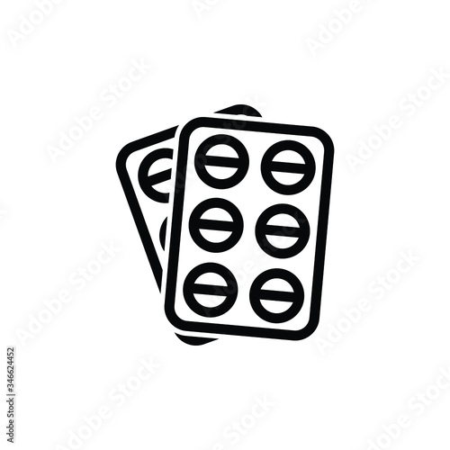 pill flat icon vector logo design trendy 